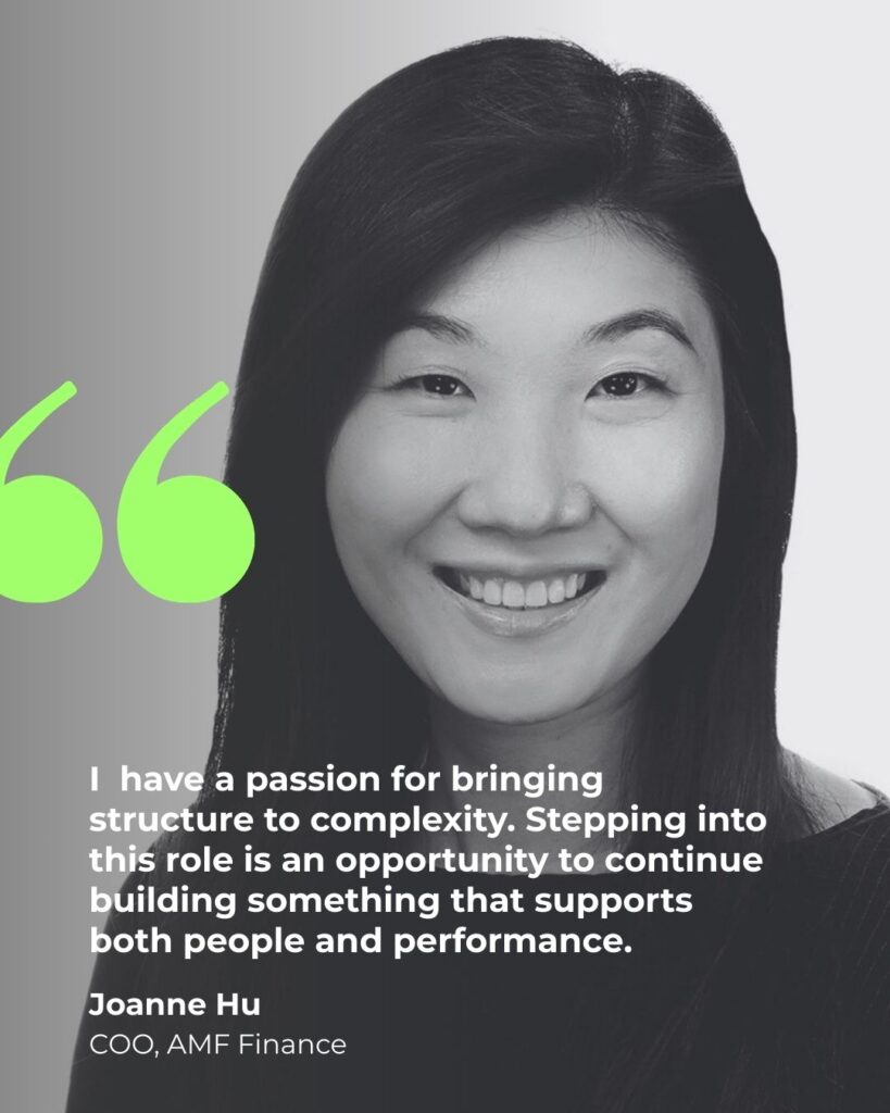 Joanne Hu, New COO